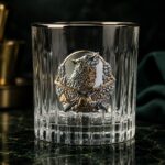 Стакан для віскі з вовком