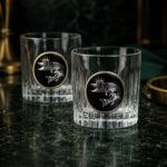 Склянки для віскі з рибою